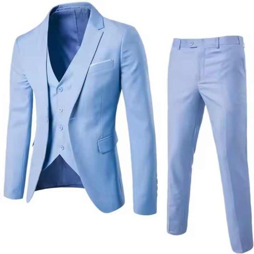 Blazers for Formal  Three-Piece Business Professional Suit Set - Image 5