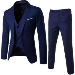 Blazers for Formal  Three-Piece Business Professional Suit Set