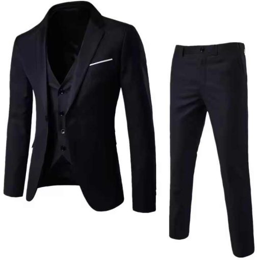 Blazers for Formal  Three-Piece Business Professional Suit Set - Image 3