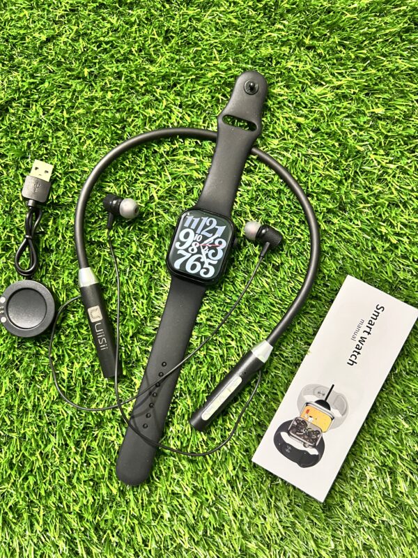 Laxasfit S9 Pro Smart Watch +  Free UiiSii Neckband - Image 6