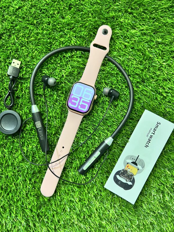 Laxasfit S9 Pro Smart Watch +  Free UiiSii Neckband - Image 4