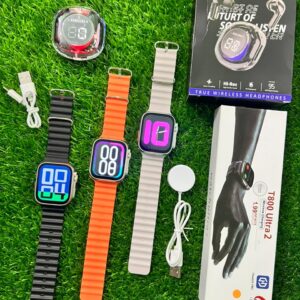 T800 Ultra 2 Smart Watch +  Ultrapods Pro Earbuds Combo
