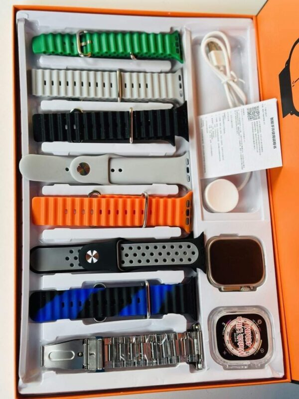 Y80 Ultra Smartwatch with 8 Strap - Image 5