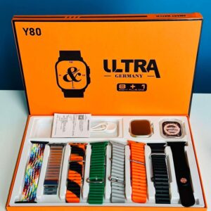 Y80 Ultra Smartwatch with 8 Strap