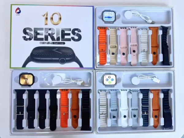 S30 Pro Max Smart Watch 7 Straps, Bluetooth Calling - Image 3