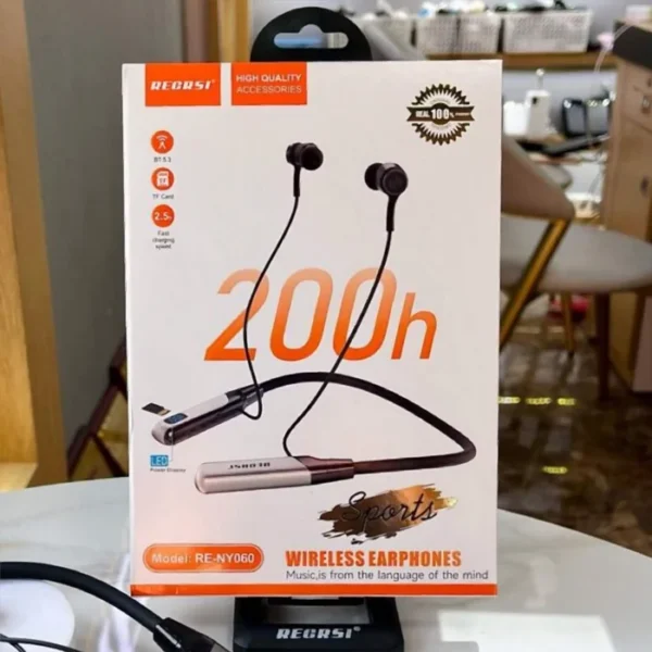 Regrsi RE-NY060 200 Hours Bluetooth Neckband