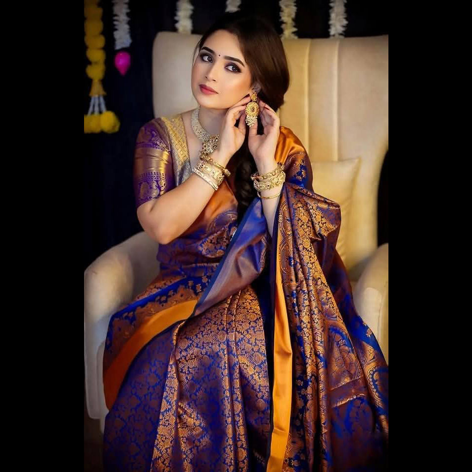 Kanji Boron Saree for Festivals & Special Occasions - Image 3