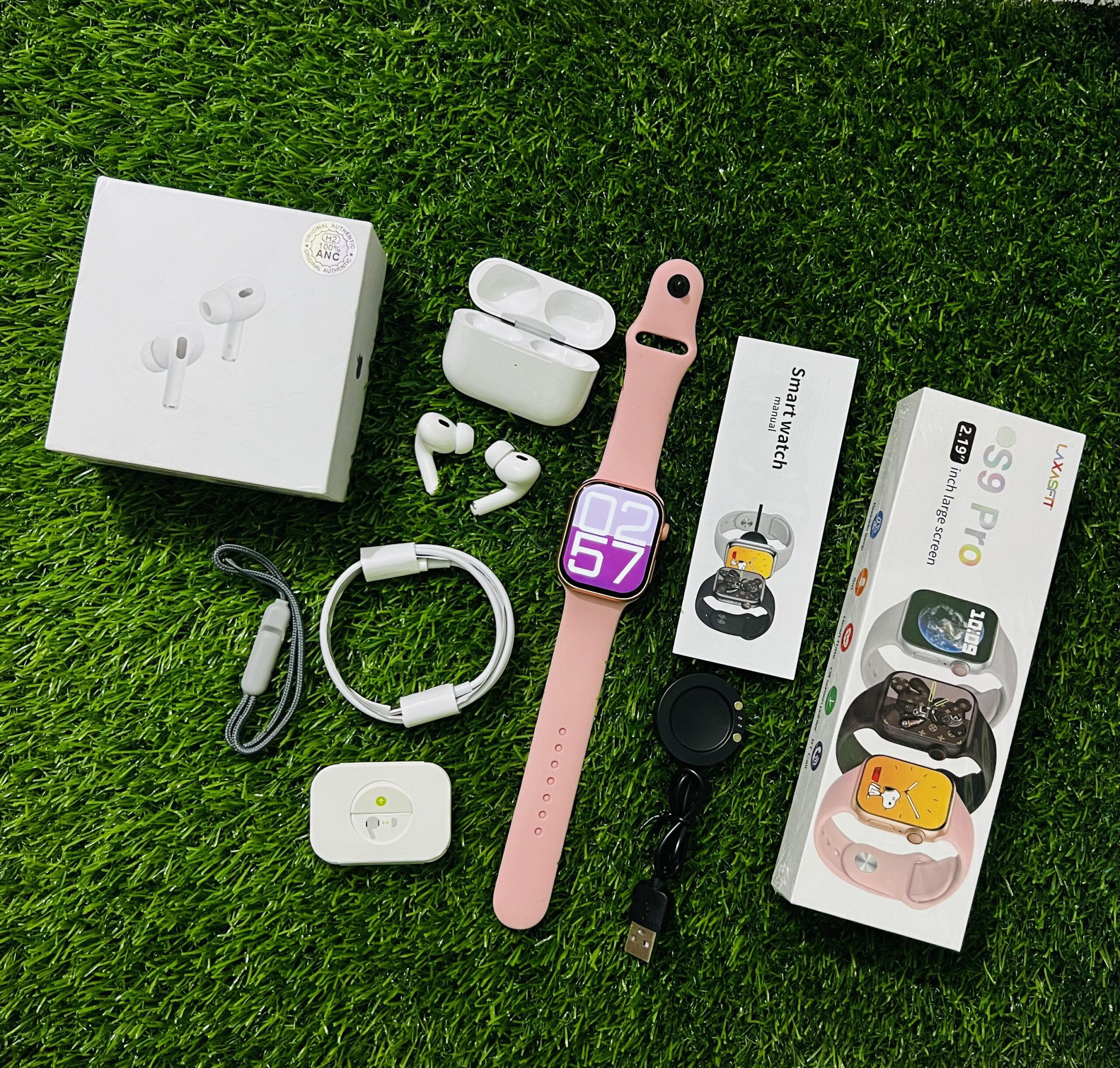 S9 Pro Smartwatch & Apple AirPods 2nd Gen Pro Combo - Image 2