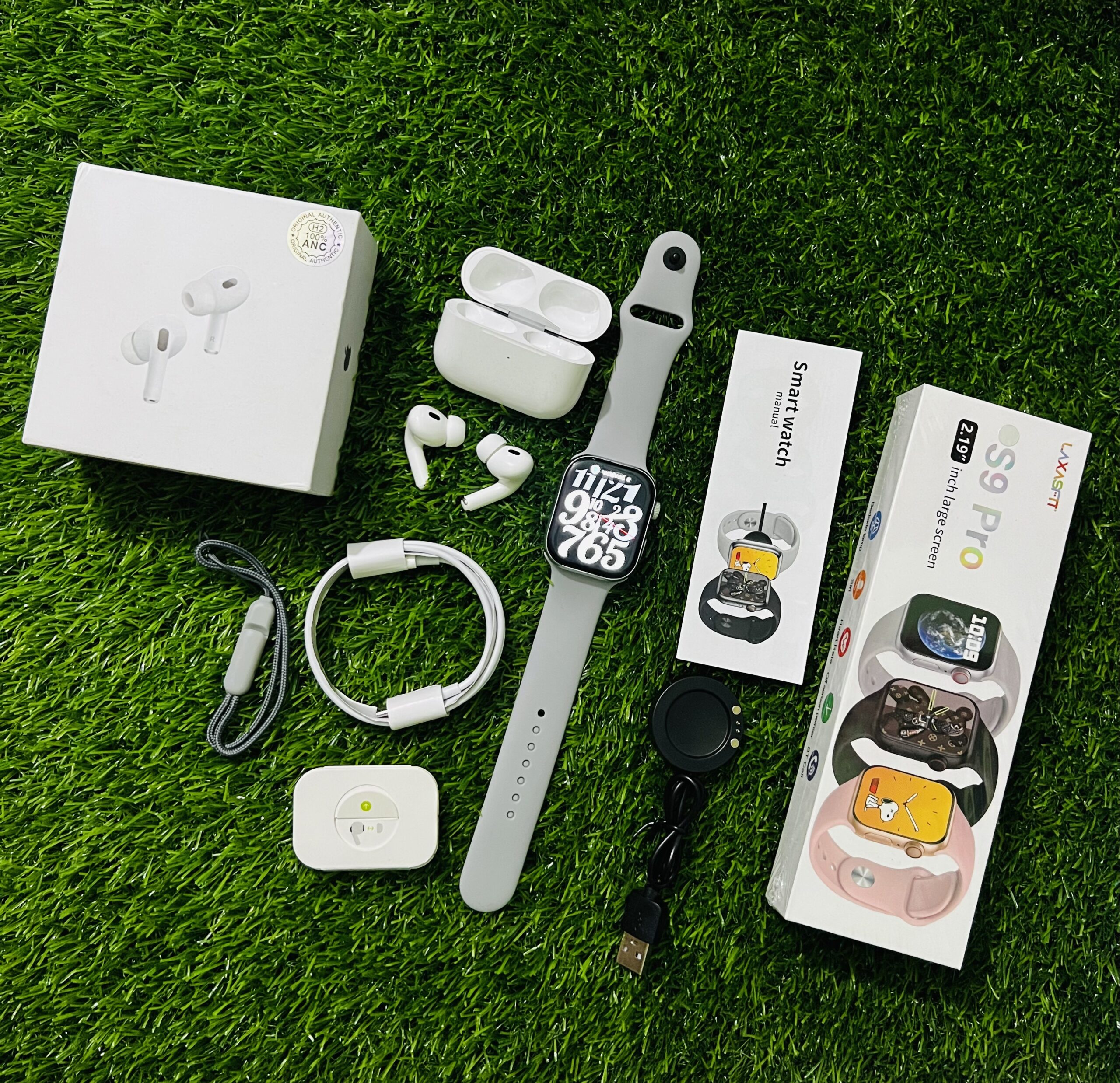 S9 Pro Smartwatch & Apple AirPods 2nd Gen Pro Combo - Image 3